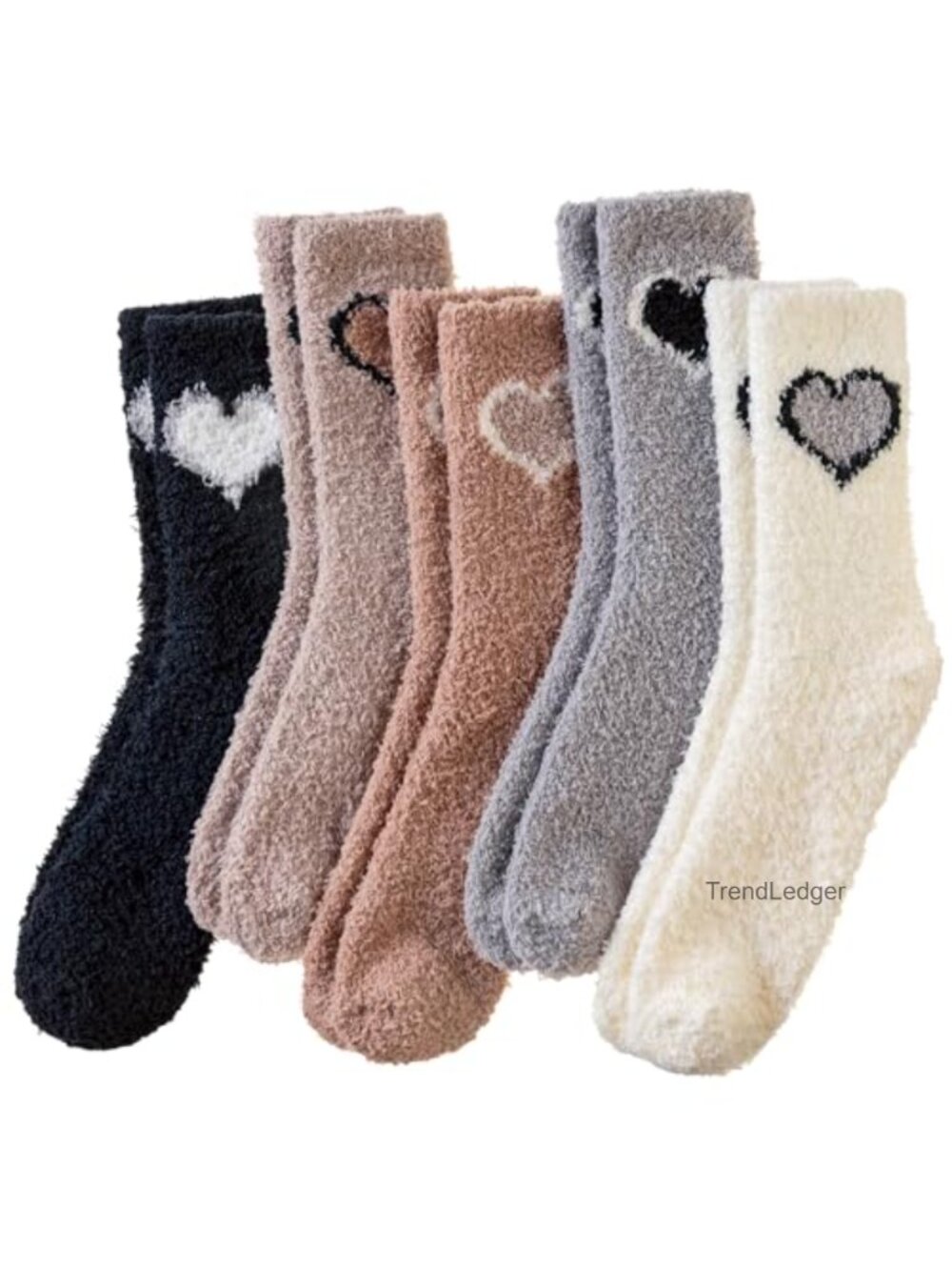 Fuzzy Plush Coral Fleece Slipper Socks Winter Thermal Comfy Cozy Warm